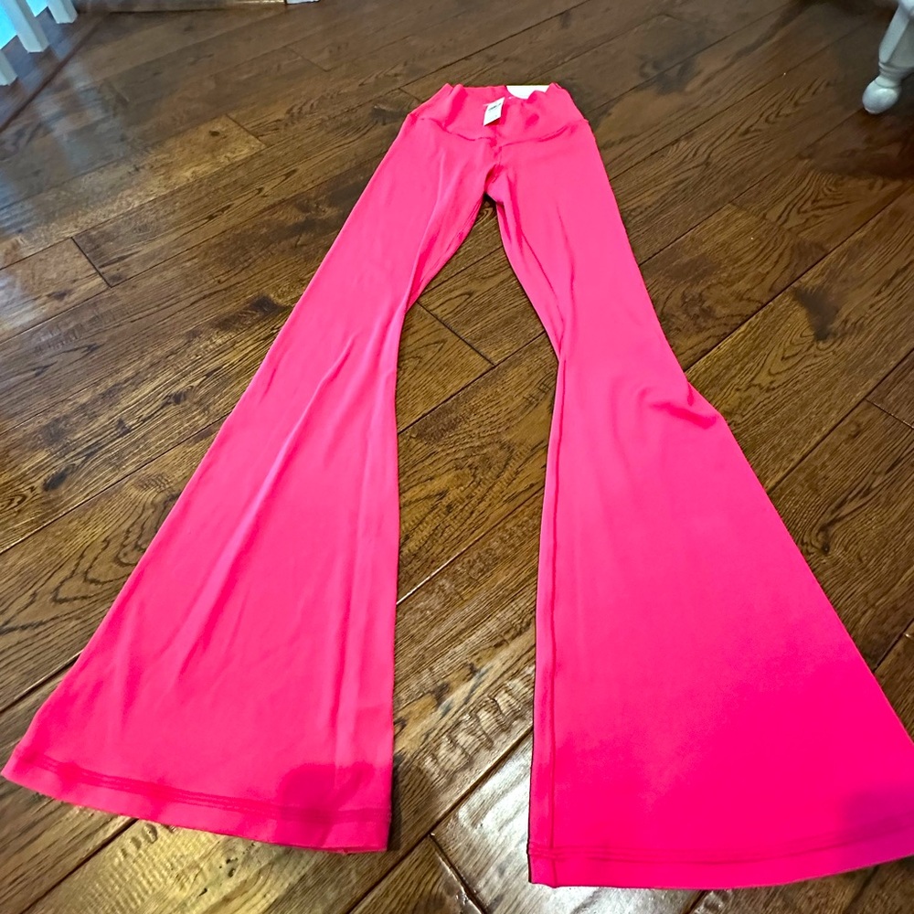 Aerie Vibrant Pink Flared Pants